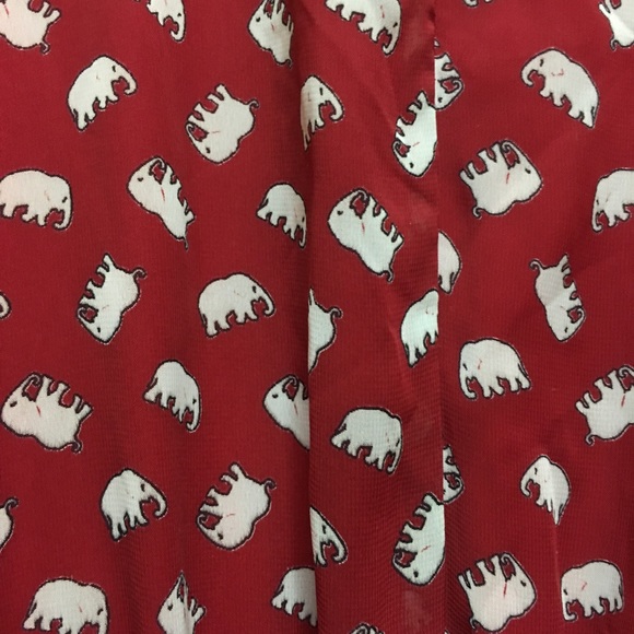 ModCloth a-line dress in elephants - Picture 7 of 8